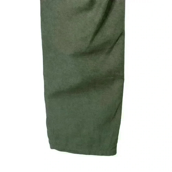 J. Crew cypress green Tie Waist relaxed casual comfy camp pants size Medium - Picture 13 of 16